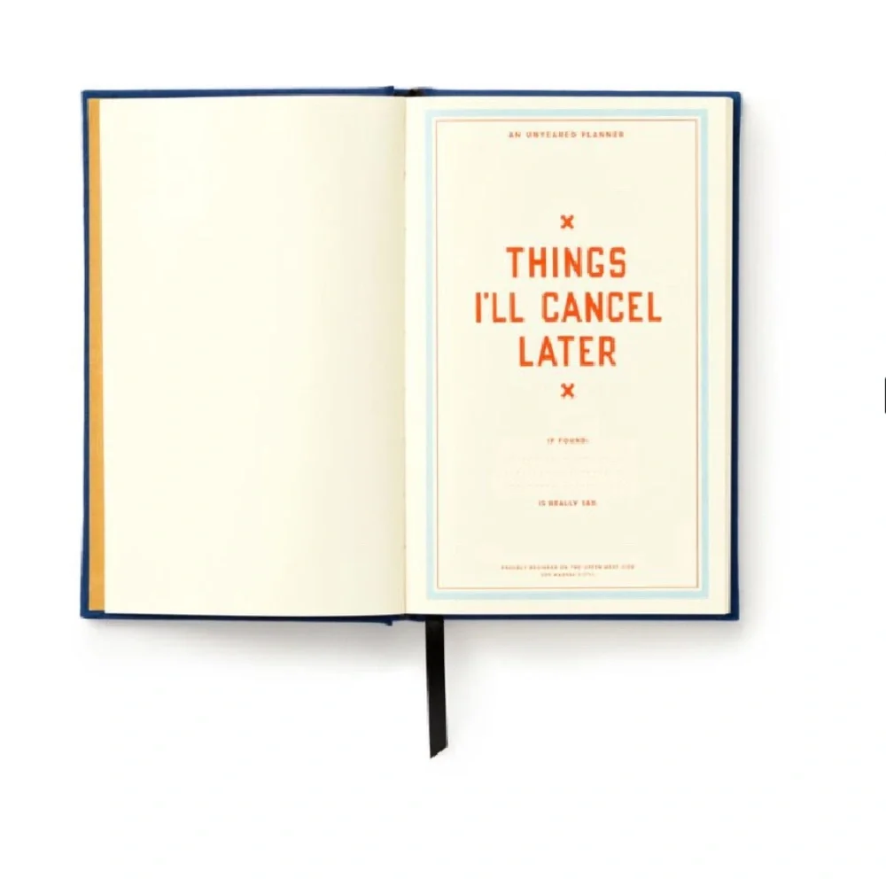 Galison Things I'll Cancel Later Undated Mini Planner